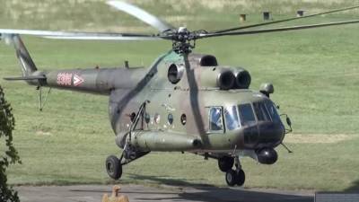 «Советская рабочая лошадка» вертолёт Ми-8Т выведен из строя в Венгрии
