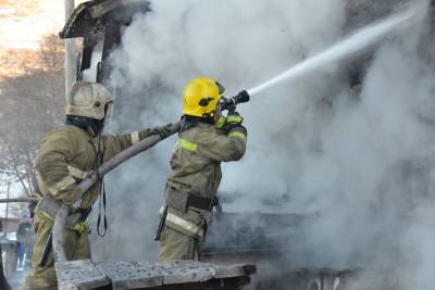 Пожарные отбили квартиру от огня в Кути Приаргунского района