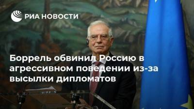 Боррель обвинил Россию в агрессивном поведении из-за высылки дипломатов