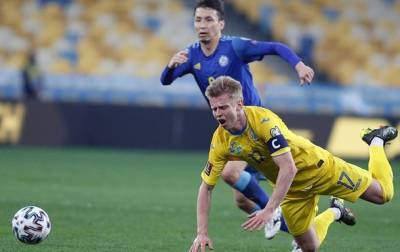 Зинченко – лучший игрок матча Украины с Казахстаном по версии WhoScored