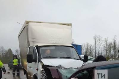 На трассе в Татарстане в ДТП пострадал водитель