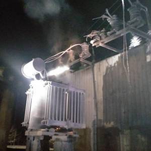 В Запорожском районе загорелся трансформатор. Фото