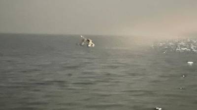 Потерпевший крушение в Куршском заливе вертолет Ка-32 подняли со дна
