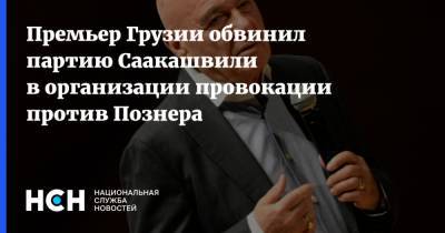 Премьер Грузии обвинил партию Саакашвили в организации провокации против Познера
