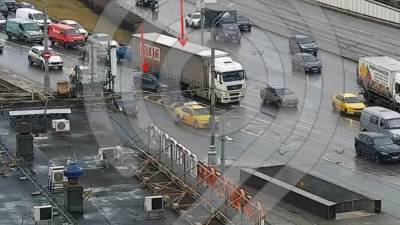 Движение затруднено на Варшавском шоссе из-за ДТП