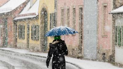 На выходных на Украину налетит циклон с мокрым снегом