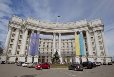 МИД направило России ноту протеста из-за провокаций возле посольства Украины в Москве