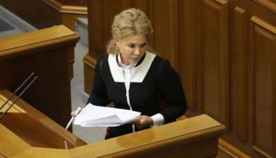 Тимошенко по декларации — долларовый миллионер