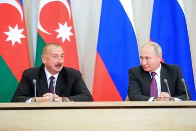Путин и Алиев обсудили налаживание экономических связей в Закавказье