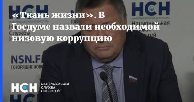 Сергей Калашников - «Ткань жизни». В Госдуме назвали необходимой низовую коррупцию - nsn.fm