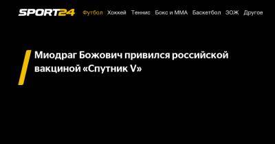 Миодраг Божович привился российской вакциной «Спутник V»