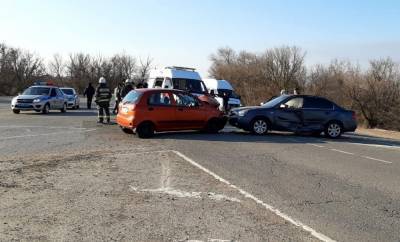 В Астраханской области произошло ДТП с четырьмя пострадавшими