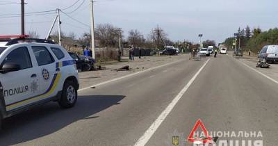 Не пропустил авто: в Ровенской области в ДТП погиб водитель скутера (3 фото)