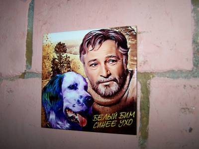 Арт-объект с синей собакой появился в центре Нижнего Новгорода