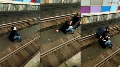 Пьяная женщина упала на рельсы на станции метро «Текстильщики», ФАН публикует видео