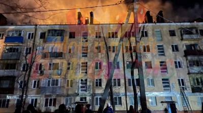 В Воронеже потушили горящую пятиэтажку, из которой эвакуировали 117 жильцов