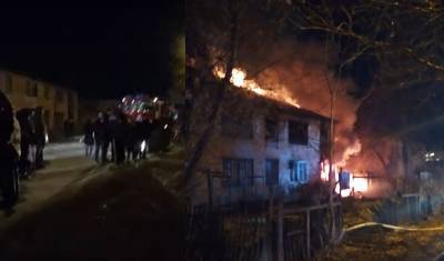 В Антипино на Изумрудной в двухэтажном доме произошел пожар
