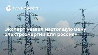 Эксперт назвал настоящую цену электроэнергии для россиян