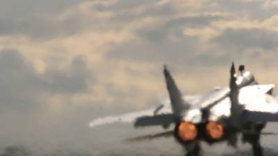 В Сети появилось видео перехвата самолета разведчика ВВС США у российской границы
