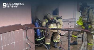 На пожаре в Альметьевске спасли двух человек