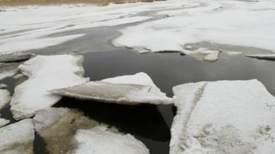 Водитель аэролодки погиб при столкновении с льдиной в Архангельске