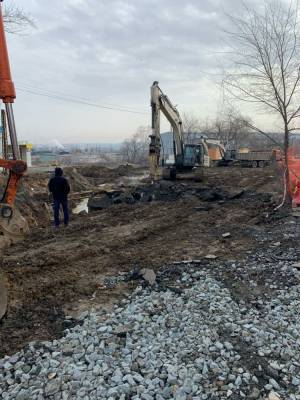 В Челябинске провал грунта на Куйбышева устранят за две недели