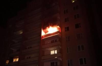 На пожаре в Гродно спасли человека. Из многоэтажки эвакуировали 27 жителей