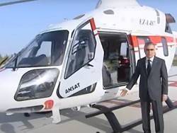Президент Туркменистана осмотрел казанский вертолет «Ансат»