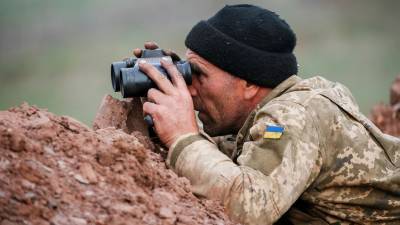 Украинский военный получил ранение на Донбассе