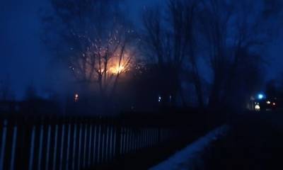 Серьезный пожар на севере Карелии