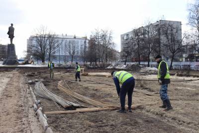 Центральную лестницу начали восстанавливать на площади Горького в Нижнем Новгороде