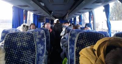В Украину не пустили полный автобус беларусов с поддельными результатам ПЦР-тестов