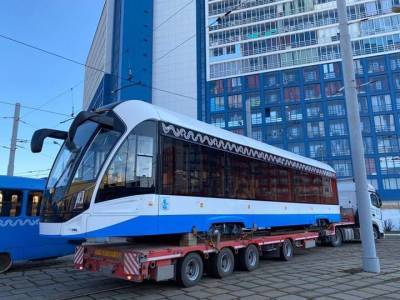 Новые односекционные трамваи появились в Москве