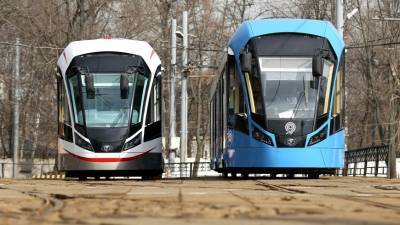В Москве запустят новые односекционные трамваи