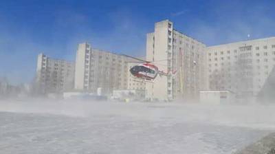 Во Львовской области пострадавшего в ДТП доставили в больницу на уникальном вертолете