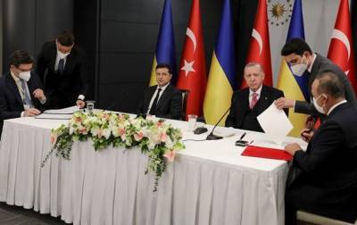 Зеленский договорился с Эрдоганом о совместных шагах по деоккупации Донбасса