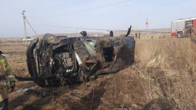 В Челябинской области при опрокидывании «Мерседеса» погиб человек