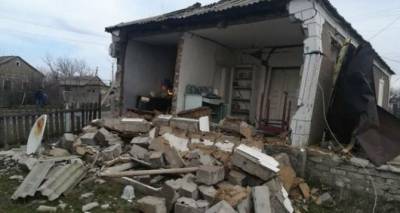 Взрыв газа в жилом доме на Донбассе