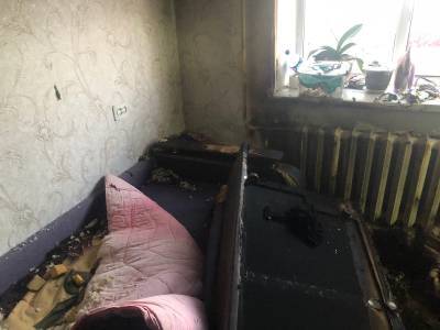 В Смоленской области загорелись диван и детская коляска