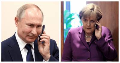 Меркель не просит отводить российские войска от Украины, - Кремль