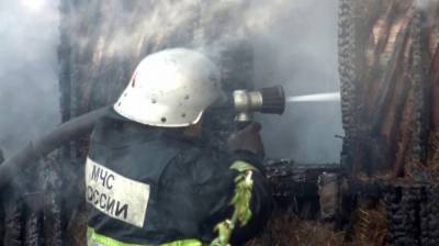 При пожаре в частном доме в Воронежской области пострадал 78-летний мужчина