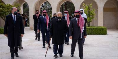 Король Иордании Адбалла II и бывший кронприц появились вместе на публике впервые после попытки госпереворота