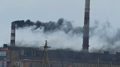 Обрушение части дымовой трубы в Барнауле обошлось без жертв