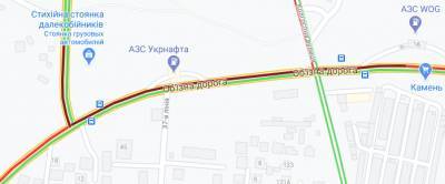 Пробки в Одессе: какие дороги "покраснели" 12 апреля (карта)