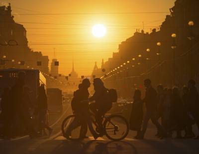 В Петербурге ожидается рекордно теплый понедельник