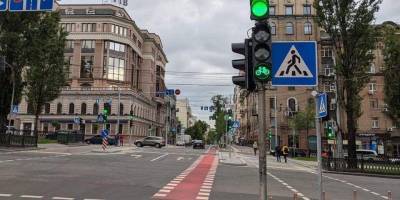 Еще на 40 улицах Киева планируют установить велосветофоры