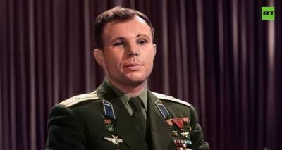 Впервые в цвете: восстановлена запись уникального выступления Гагарина в 1962 году