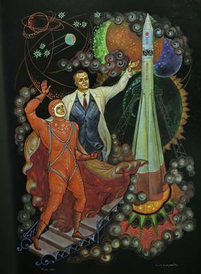 RT опубликовал поздравление Гагарина с первой годовщиной полета в космос, отреставрированное с помощью нейросети