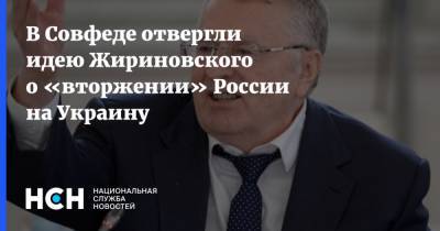 В Совфеде отвергли идею Жириновского о «вторжении» России на Украину
