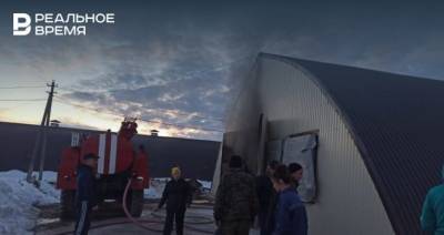 В Татарстане добровольцы помогли потушить пожар